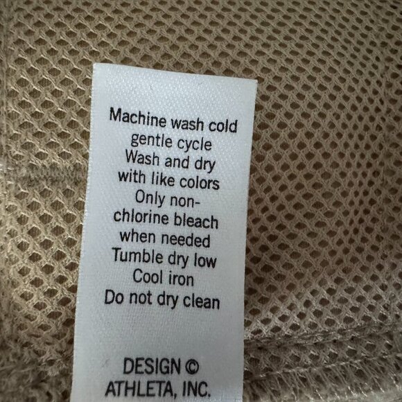 Athleta Dipper Tan Multi Pocket Cargo UPF 50 Low Rise Flare Leg Hiking Pants - Picture 16 of 17